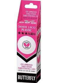 Resim Butterfly 85144s R40+ 3 Star Masa Tenisi Maç Topu 