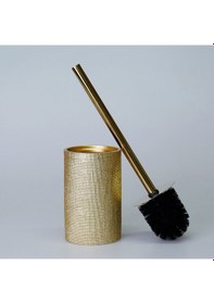Resim Linen Tuvalet Fırçası Altın 