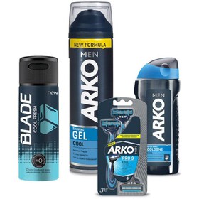 Resim Blade Arko Men Tıraş Seti Ve Cool Fresh Deodorant 150ml 