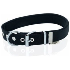 Resim Doggie Konfor Dokuma Boyun Tasması Siyah 2,5X37-45Cm Siyah 