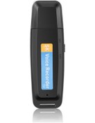 Resim Şarj Edilebilir Taşınabilir Usb Dijital Ses Ses Kaydedici For 32gb Siyah 
