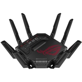 Resim ASUS ROG Rapture GT-BE98 1376MBPS-11525MBPS Kablosuz Wi-Fi 7 Gaming Modem Router 