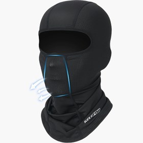 Resim Solunabilir Bisiklet Maskesi Balaclava, Boyun ve İç Kapaklı Tam Yüz Kapağı - Bisiklet, Motosiklet, Yürüyüş, Balıkçılık Gibi Açık Hava Aktiviteleri İçin 