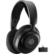 Resim Steelseries Arctis Nova 5 Wireless ve Bluetooth Kablosuz Oyuncu Kulaklığı - Siyah 