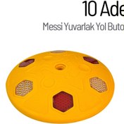 Resim İleri Trafik 10'lu Messi Yuvarlak Yol Butonu Seti 
