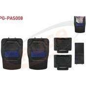 Resim Puga Paspas Unıversal Sıyah Krom Mavı Hasırlı Kulaklı 3d Havuzlu 5 Parca AT00-PG-PAS008 