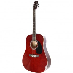 Resim Almira F650N-WR Akustik Gitar (Şarap Kırmızısı) | Kesik Kasa (Cutaway) Çelik Telli 