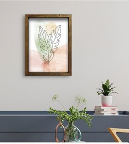 Resim Bk Gift Otel Odası Konseptli Doğal Masif Ahşap Çerçeveli Tablo 45 (551119928) 