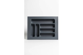 Resim Feyza Design Geniş ve Fonksiyonel Plastik Çekmece Içi Kaşıklık, 37X49 Cm, Pratik Düzen Sağlayıcı 