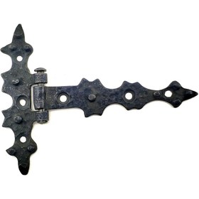 Resim Skygo Antika Tarz Dekoratif Pirinç Yıldız Kuyruklu Menteşe - 85x110 mm, Oksit 