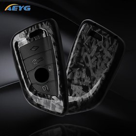 Resim Dayanıklı ABS Araba Anahtarı Kılıfı Kapak Kabuk, BMW X1 X3 X5 X6 X7 1 3 5 6 7 Serisi G20 G30 G11 F15 F16 G01 G02 F48 ile Uyumlu, Plastik Koruyucu Anahtar Fob Kılıfı 