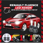 Resim Renault Fluence 2010-2016 Kısa Far Uyumlu Şimşek Etkili Led Xenon Premium Series H7 