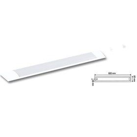 Resim 18w Beyaz Led Bant Armatür Sarı Işık 2 Adet 