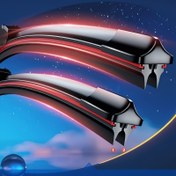 Resim 99% Araç Modeline Uygun, 35.56cm ile 71.12cm Arasında Mevcut Boyutlarda, Net Görünürlük Sağlayan, saç tokası Montajlı, Temel Araç Aksesuarı Olan Evrensel Çift Kauçuk Silecek Lastikleri. 