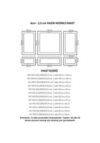 Resim Diecor Boyanabilir Dekoratif Özel Hazır Kesim 4 Cm Ve 2.5 Cm Duvar Çıtası Bej 4 Cm Model:xa267 