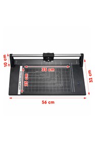 Resim Goldpix 35cm Sürgülü Giyotin Kağıt Kesme Makinesi 