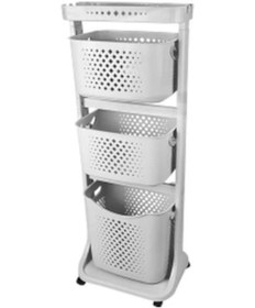 Resim Üç Katlı Organizer Sepet - Sebzelik COSTP750G 