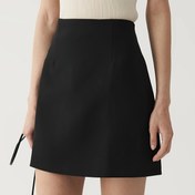 Resim Yaz ve İlkbahar için Rahat A Kesim Etek, Yüksek Bel Düz Renkli Etek, Kadın Giyim 