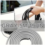 Resim Topnotch Gri 5m Universal Kapı Kenar Koruyucu Çarpışma Önleyici Ses Geçirmez 