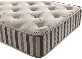 Resim heyner Opalin Biobed Ortopedik Yaylı Yatak Lüx Ortopedik Organıc Cotton Yumuşak Tuşeli Yaylı Yatak 100x160 Cm 