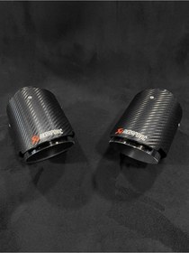 Resim Akrapovıç Egsoz Ucu - Çiftli Takım 90'lık 