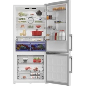 Resim Grundıg Gpknd 615 E Enerji Sınıfı 615 L Duo-No Frost Alttan Donduruculu Buzdolabı Beyaz 