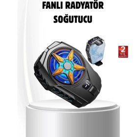 Resim Elektronikçim Oyun Telefonu Soğutucu Fan - Sessiz ve Kompakt Mobil Soğutma Cihazı 