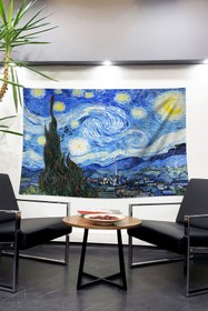 Resim Vincent Van Gogh: Yıldızlı Geceler - 75 x 50 