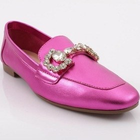 Resim Dgn 59 Kadin Kristal Taş Tokali Ayakkabi 59-2270-R1352 Pembe 