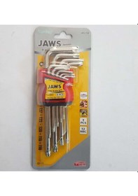 Resim Jaws 9 Parça Uzun Torx Alyan Seti 150 Mm 