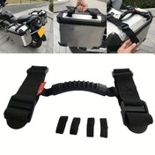 Resim BMW R1250 R1200Gs/Adv Lc R1200 Gs F750Gs F850Gs F800 & Honda Crf1000L Africa Twin için Motosiklet Evrensel Alüminyum Kutu Yan Kolu Kayış Paketi - Motosiklet Yan Çantaları için El Kayışları 