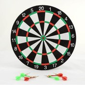 Resim Genel Markalar Çift Taraflı 35 Cm Dart Tahtası Ve 4 Adet Ok 