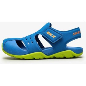 Resim Skechers 92330l Bllm Side Wave Erkek Çocuk Sandalet Mavi 