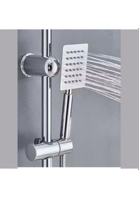 Resim Faumix Cktitan304 Krom Yağmurlama Tepe Duş Seti Krom 