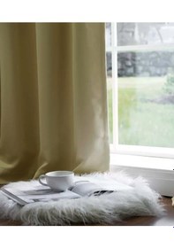 Resim Evdepo Home Blackout Karartma Fon Perde Bej 