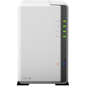 Resim SYNOLOGY Ds220j 2 Bay 1xglan Nas Depolama Ünitesi 