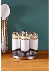 Resim Neva N3193 Lilyum 6 Lı Baharat Seti Beyaz 