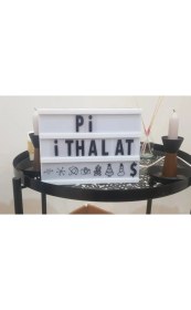 Resim Belirtilmemiş Cinematic Harflerle Işıklı Mesaj Veren Light Box LED Pano A4 