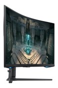 Resim Samsung 32" Odyssey G6 1 Ms 240 Hz QHD (HDMI+DP) Pivot Curved Gaming Monitör 