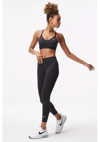 Resim Nike Sportswear Essentials Mid Rise 7/8 Leggings Black Pamuklu Kadın Spor Tayt Siyah 
