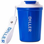 Resim Vagonlife Diller Çelik Termos Matara 380 Ml Saks Mavisi 