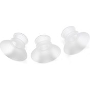 Resim Vkemall Horigen Elektrikli Göğüs Pompası Yedek Aksesuarı 3 Adet 17 Mm Flanş Ek Parçalı Y Şeffaf-1 