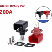 Resim geçersun enerji "elektrikle yaşam" Batarya Terminali 200A (Kırmızı + Siyah ) 