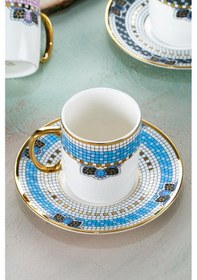 Resim Acar Meira 6 Kişilik Kahve Fincanı Takımı - 90 Ml 