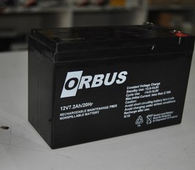 Resim 12V\u002F7.2Amper UPS Aküsü Orbus 