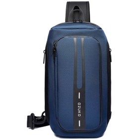 Resim Ximistore9 Ozuko Erkek Sırt Çantası - Su Geçirmez, Usb Şarj, Antifantezi, Oxford Kumaş, Lacivert Çok Renkli 
