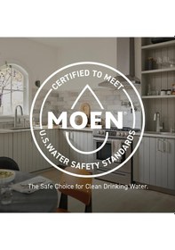 Resim Moen Chateau Krom Tek Kolu Düşük Ark Mutfak Bataryası, 7423, 0.5 Diğer 