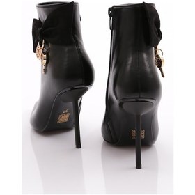 Resim Dgn 8016 Kadin Topuklu Bot 8016-2446-R1534 Siyah 