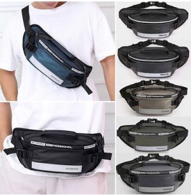 Resim Moda Bel Çantası Büyük Kapasiteli Yansıtıcı Şerit Su Geçirmez Aşınmaya Dayanıklı Kese Çantası Fanny Paketi E Çok Renkli Çok Renkli 