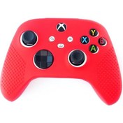 Resim Xbox Series S/x Silikon Kırmızı Kol Koruyucu Kılıf 9. Nesil Kol Uyumlu 